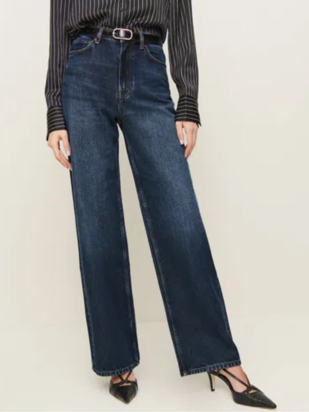Reformation Wes High Rise Wide Leg Jeans - Picture 4 of 9